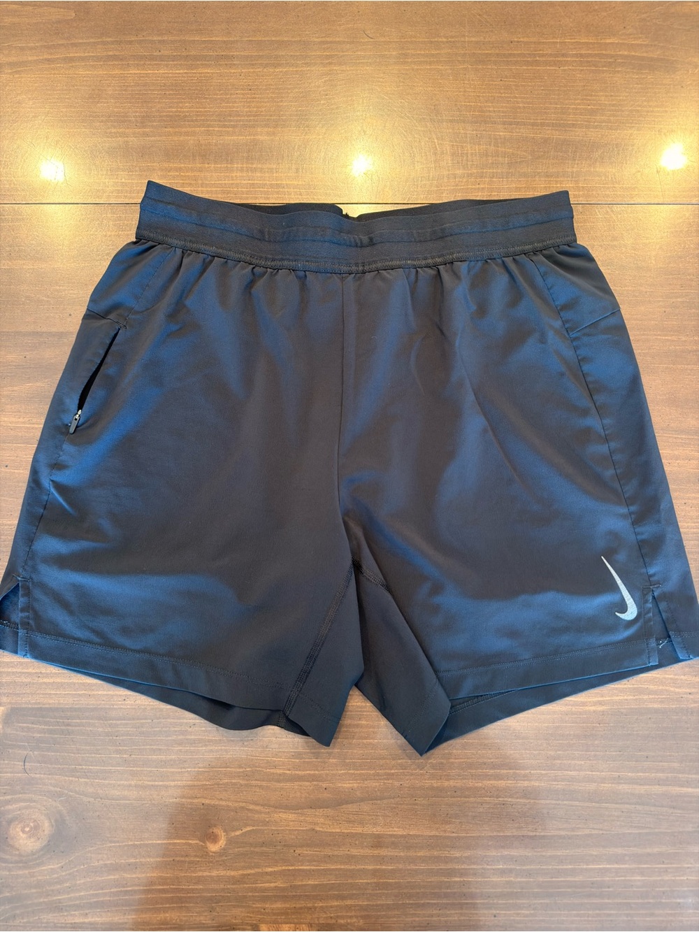 Nike Yoga Men’s Black Athletic 2-in-1 Shorts with Lining